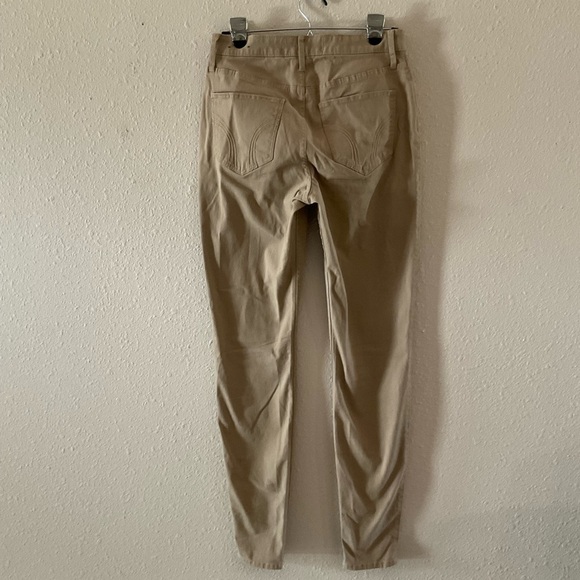 Hollister Jeans High-Rise Super Skinny Khaki Pants Classic Stretch Wmns Size 7L - Picture 2 of 11